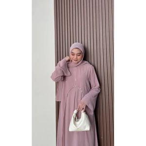 KARINA DRESS CERUTY MIX PAYET KONDANGAN GAMIS BRUKAT TERBARU GAUN KONDANGAN MUSLIMAH DRESS RAYA