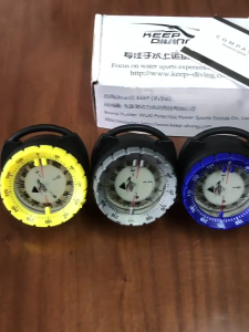 Dưới nước navigations la bàn kẹp ống đêm lặn la bàn kín nước kẹp ống La Bàn phát sáng la bàn