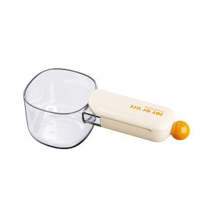 Beierwa đa chức năng muỗng định lượng với kẹp niêm phong thích hợp cho mèo và thức ăn cho chó