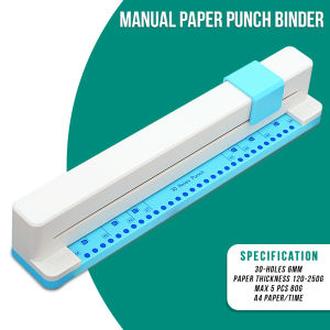 PrintYourStyle A4 Size Manual Paper Punch Binder Machine 30 holes DIY Machine Office Supplies School