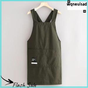 【WQ】 COD ผ้ากันเปื้อนสำหรับทำอาหารในครัวระบายอากาศได้ดีกันเปื้อนเอวของผู้ใหญ่ป้องกันการเกิดคราบนุ่มเสื้อผ้าใช้ในร้านอาหารใช้ในบ้าน
