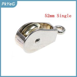 PkYeG 36 52 75mm kim loại Ròng Rọc Hợp kim kẽm ròng rọc nhỏ đơn đôi ròng rọc cho tự làm