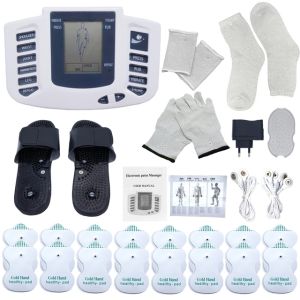 Romyse JR309 EMS Tens Electric Stimulator Full Body Relax Muscle Therapy Massager Pulse tens Acupuncture Body Massager