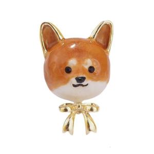 Fashionable Shiba Inu Brooch Delightful Shiba Inu Brooch Adornment Enhances Your Look With A Touch Of Fun