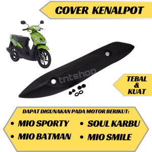Cover tutup kenalpot MIO M3 MIO Z MIO S FINO 125 XRIDE 125 SOUL GT 125 tameng knalpot MIO M3