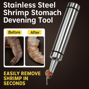 Stainless Steel Shrimp Stomach Remover Deveining Tool Hand-friendly Lychee And Longan Pit Remover Kitchen Tools
