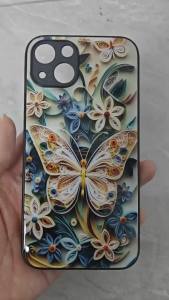 สำหรับ Samsung Galaxy S22 Ultra และ Samsung S22 Ultra 5G เคสศัพท์ป้องกันการตก ลายดอกไม้ผีเสื้อ บุคลิกภาพทันสมัย