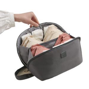 🔥SG STOCK🔥Underwear Organizer Bag for Travel Travel Bra Underwear Storage Bag with LinerCube Multifunctional Travel Waterproof Pouch Cosmetic Bag for Travel