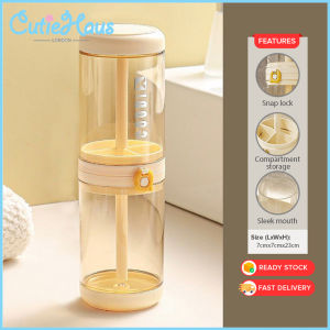 Cutiehaus Portable Travel Mouthwash Cup and Multi-Functional Toothbrush Holder Anti Dust Set Convenient Pemegang Berus Gigi Set