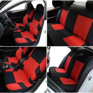SALOMONER Universal 1 SET Tire Track Car Accessories Detail Styling Interior Car Seat Cushion Auto Back Cushion Car Seat Protector Car Seat Cover