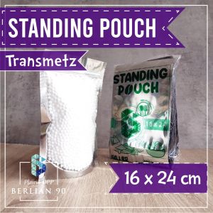 Standing Pouch Transmetz 16x24 Alumunium Foil isi 50