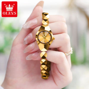 OLEVS watch for women original waterproof 2023 new design elegant rhombus strap diamond dial luminous urban women relo
