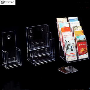 Dream Hunter 2 chiếc kệ trưng bày Danh mục nhiều lớp Acrylic đứng trang sức Ví đặt phòng Tạp Chí bảng giá lưu trữ Hướng dẫn sử dụng kệ treo tường