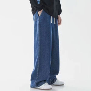 Baggy Pants For Men Denim Pants Korean Fashion Retro trend Jeans Straight Cut Pants Oversize Pants