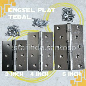 Engsel plat tebal 5 inch pintu jendela lemari