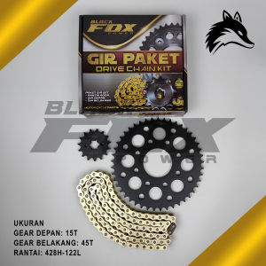 GEAR GIR SET PAKET GSX R 150 GSX S GSX R 150 15T 45T 428H 122L