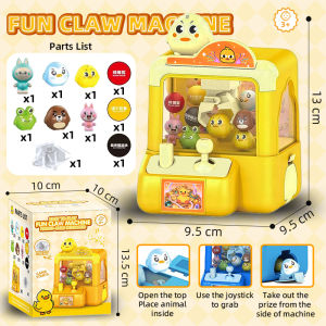 Wonderful Toys Mini Claw Machine Toy Desktop Ball Capsule Catcher Animal Arcade Game Educational Toys for Kids Gift