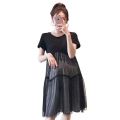 Free shipping Mom&Kids High Quality Pregnant dress baju pregnant pregnancy dress Maternity Plus Size Tops Pregnant baju ibu mengandung Maternity Short Sleeve Dress Fashion Plaid Mesh Western Style Seluar Mengandung 孕妇连衣裙 孕妇裙 孕妇裤 孕婦褲 孕妇短裤 孕婦裝 新款 孕婦連衣裙 COD. 