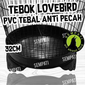 SEMPATI Tebok Lovebird Plastik Tebal Motif Bintang Tebok Sangkar Lovebird Tebok Kandang Burung Lovebird Love Bird Tebok Lovebird Kapsul Plastik TBKBTG