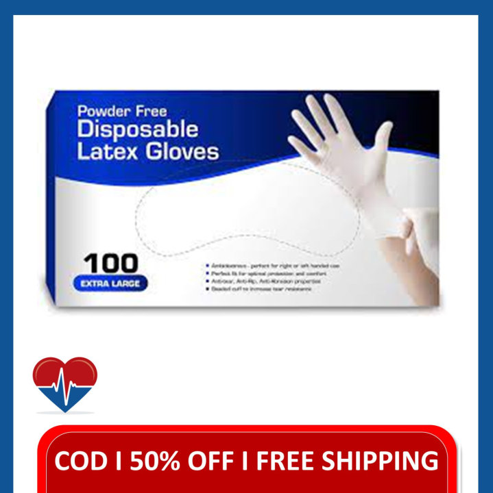 Latex Gloves Examination Surgical Disposable Latex Gloves Sizes: Small,  Medium and Large Lazada PH
