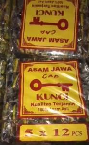 Asam Jawa Biji Cap Kunci Isi 60 Pcs Halal Masakan