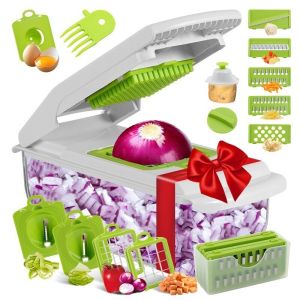Vegetable Cutter Slicer / Efficient Fast Chopping / Kitchen Fruit Dicer / Home Kitchen Cooking / For Adults Beginners