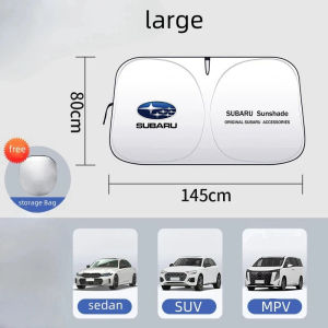 New Car Sunshade Foldable Front Sunscreen Front Sunshade Windscreen Car Shield Sun Protection Car Windshield Sun Shade For Subaru Crosstrek Forester Outback Levorg BRZ XV Impreza WRX