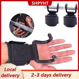 [COD] SHPYHT Local delivery Ship within 24 hours 2PCS Weight Lifting Hook Grips With Wrist Wraps Hand-Bar Wrist Strap Gym Fitness Hook Weight Strap Pull-Ups Power Lifting Gloves