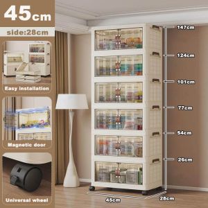 NEST Folding Cabinet Home Foldable Storage Cabinet Foldable Storage Drawer Cabinet Wardrobe Home Organizer Stackable Storage Boxes