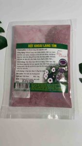 Bột khoai lang tím nguyên chất 100% 50g hiệu Chợ Quê bột màu thực phẩm phụ gia làm bánh nấu chè thạch xôi ngũ sắc