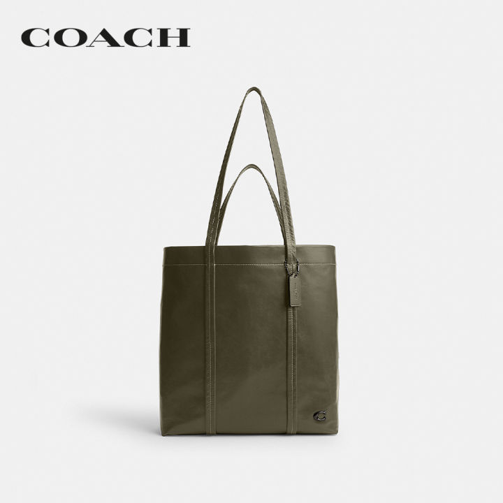 COACH กระเป๋าทรงสี่เหลี่ยมผู้ชายรุ่น Hall Tote 33 CO840 ARY