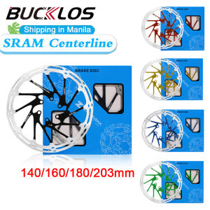 BUCKLOS MTB 160mm Rotor Disc Barke Rotors 140/180/203mm Centerline Stainless Steel Road Bike Rotor