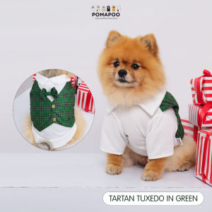 POMAPOO - Baju Kucing dan Baju Anjing Tartan Tuxedo dan Dress Christmas & Natal Edition