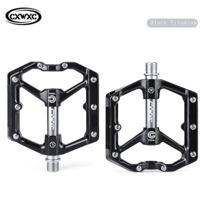 CXWXC Flat Platform Pedals for bicycle Aluminum Bicycle footrest MTB Urban BMX Hybrid Bikes Parts Sealed Bicycle Pedals Bike Pedals