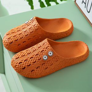 Spring/Summer WomenS Korean-Style Clogs For Students Suitable For Home And Outdoor Wear Non-Slip Comfortable Hollowed-Out Breathable Slippers