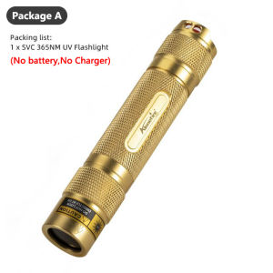 AloneFire SV007 UV ไฟฉาย365nm LED Ultraviolet Blacklight Detector Pet Urine Stains Detector