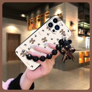 Waterproof Anti-knock Phone Case For OnePlus Nord N100/1+Nord N100 Black pearl pendant protective case Back Cover cute