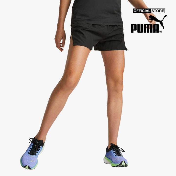 Puma Run Ultraweave Split Running Shorts Ladies BLACK