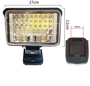 Cordless LED Work Light for Makita 18V Battery Dual USB Portable Outdoor Camping Emergency Spotlight 工作灯