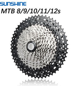 SUNSHINE 8 9 10 11 12 Speed Cogs MTB Mountain Bike Road Bike Cassette Freewheel 25T/28T/32T/36T/40T/42T/46T/50T/52T Compatible with Shimano