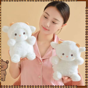 25cm Polk Sheep Plush Toy Cute Small Sheep Soft Fluffy Stuffed Cartoon Animal Kids Birthday Gift