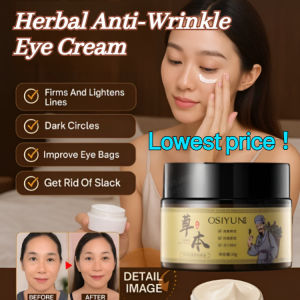 ✨🌿 Anti-Wrinkle Firming Eye Cream Moisturizing Hydrating Brightening & Refining Targets Dry Lines & Fine Lines Herbal Anti-Aging Eye Care