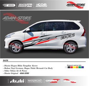 striping mobil avanza stiker variasi sticker toyota avanza