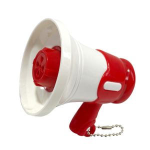YOUTH HOME Loudspeaker Music Trumpet Key Chain Speaker Recording Handheld Speakers Toy Amplifier Toy Commemorate Music Keychain Pendant Bag Pendant