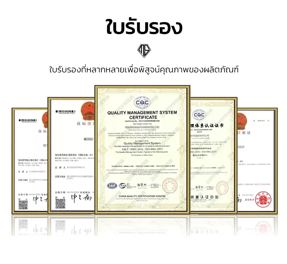 MUSSO รุ่น Royal Series เก้าอี้เกมมิ่ง office gaming chair พร้อมหมอนรองศีรษะและเอว ตามเก้าอี้ ergonomic ไม่มีที่วางเท้า เก้าอี้สีดำ เก้าอี้สีเทา เก้าอี้สีน้ำตาล เก้าอี้สีแดง ราคาดี