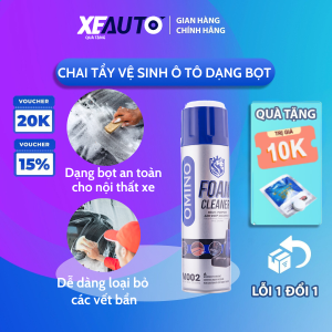 Bình Xịt Bọt Đa Năng M002 OMINO Vệ Sinh Nội Thất 650ml - Ghế Da Ô Tô và Nội thất gia đình- Chính Hãng Omino Vietnam