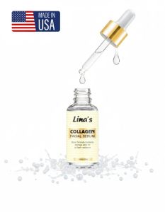 LINA’S Collagen Facial Serum (50 ml) – Anti-Aging Firming & Hydrating Face Serum for Youthful Glow