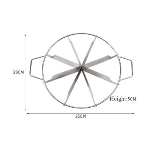 MLADEN Cake Cutter Slicer Pizza Slicer 6/8-Slice Stainless Steel Pie Divider Pizza Mold Cake Portioner Baking Tools Kitchen