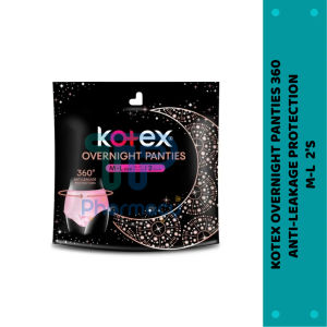 KOTEX Overnight Panties M-L (2s) Postnatal Panties Tuala Wanita 产后护垫纸内裤/月经内裤