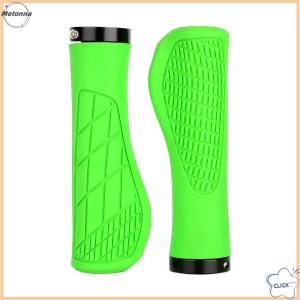 Follow Get More【Metonna】 1Pair Bicycle Grips Shockproof Bike Handlebar Cover Anti-Slip Lockable Grips Ergonomic Cycling Rubber Handle Grips